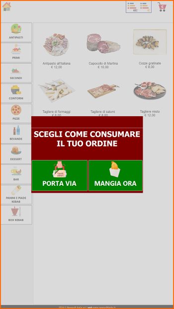 NewFood Self - Schermata di presentazione 2